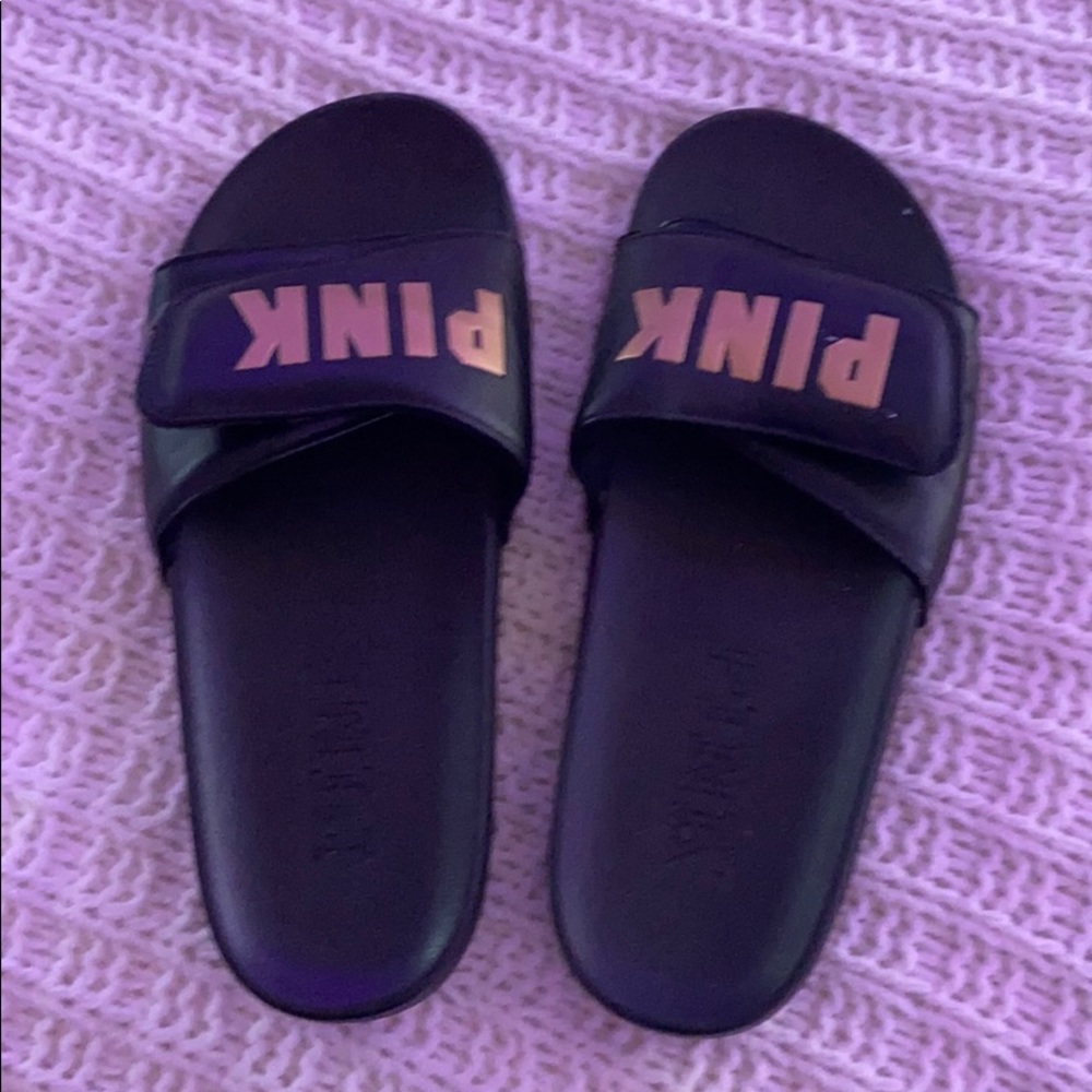gold PINK slides